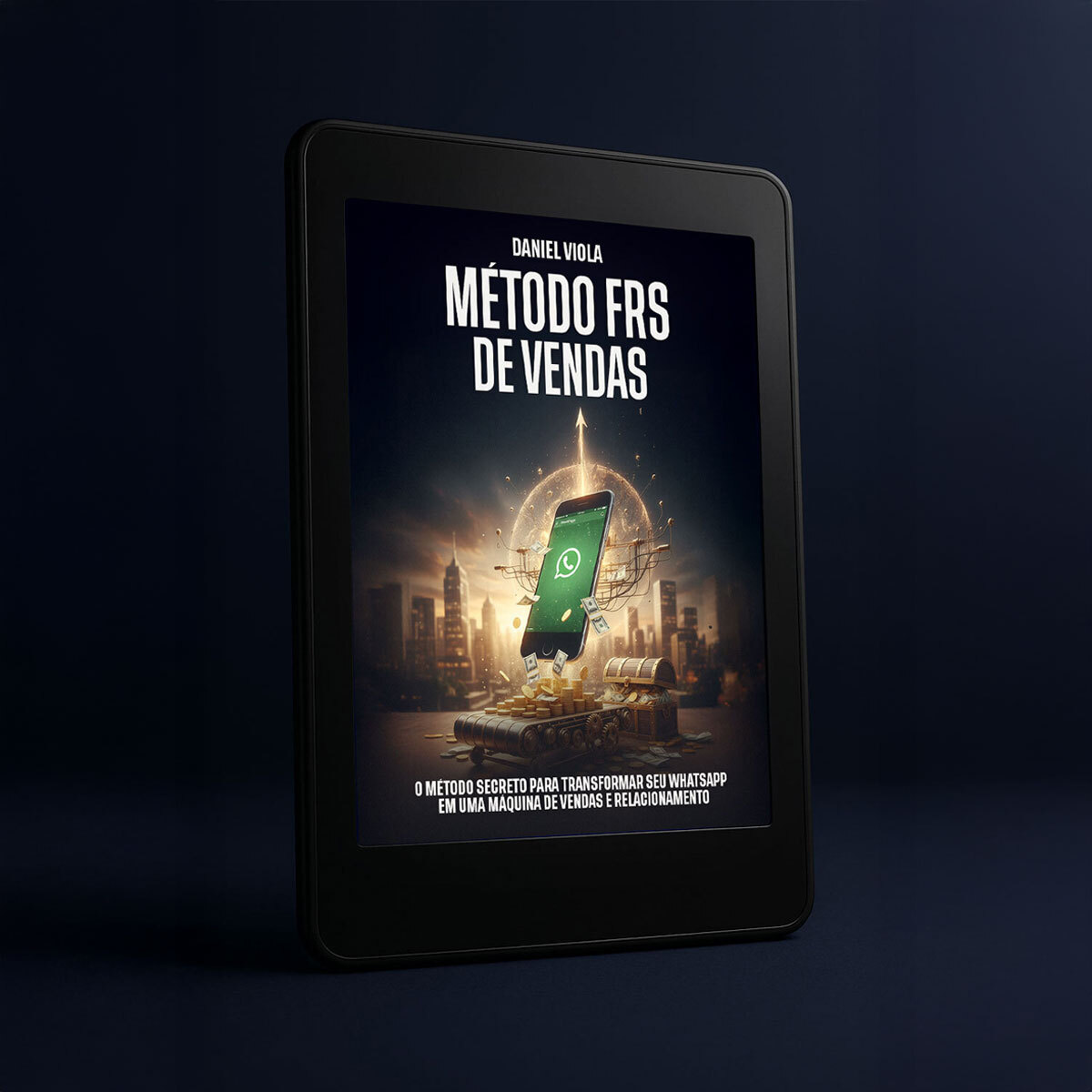 Mockup do e-book Método FRS de Vendas